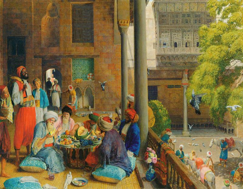 John Frederick Lewis The midday meal china oil painting image